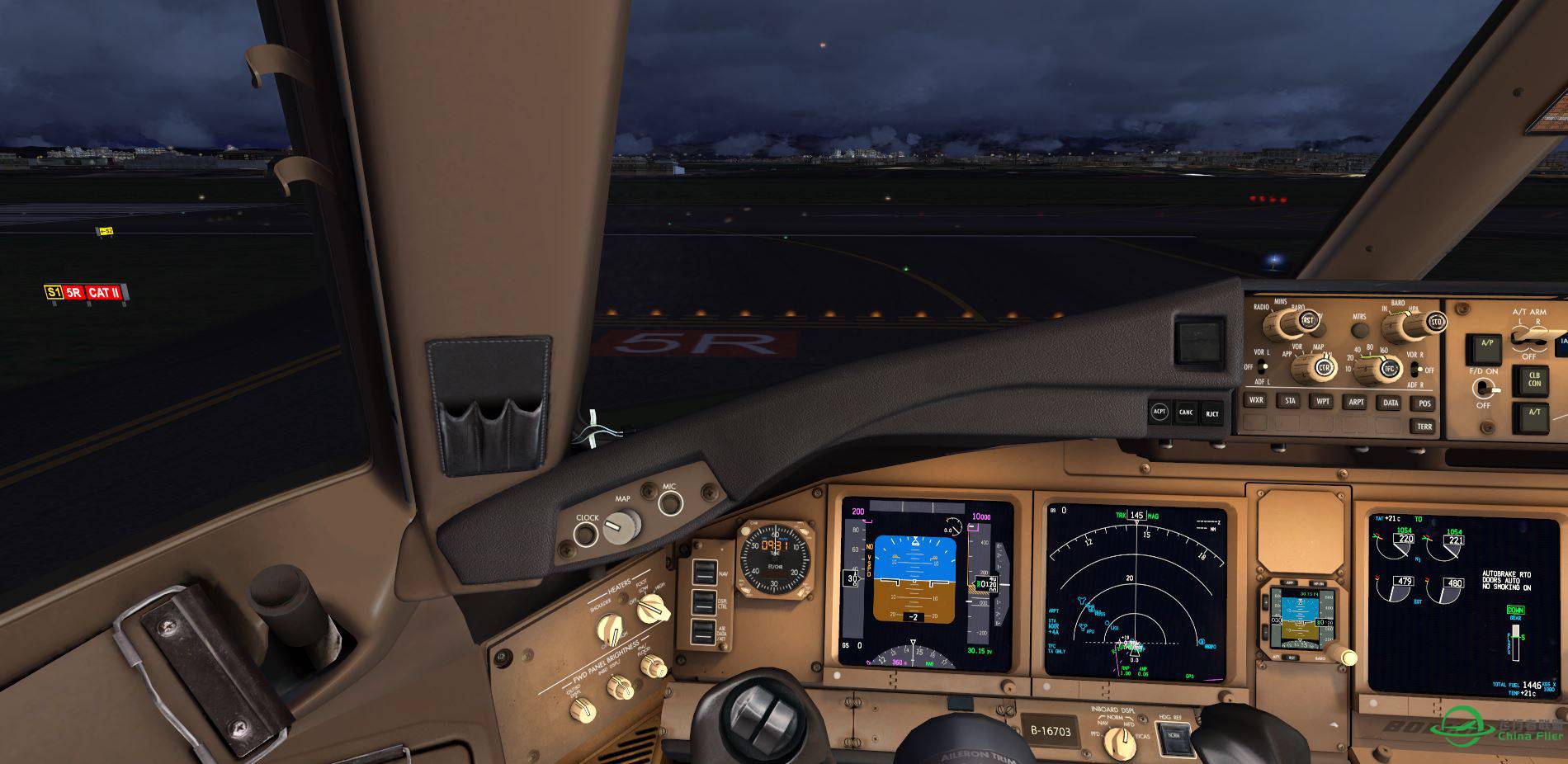 FSX RCTP with B777 EVA Kitty B16703-4361 