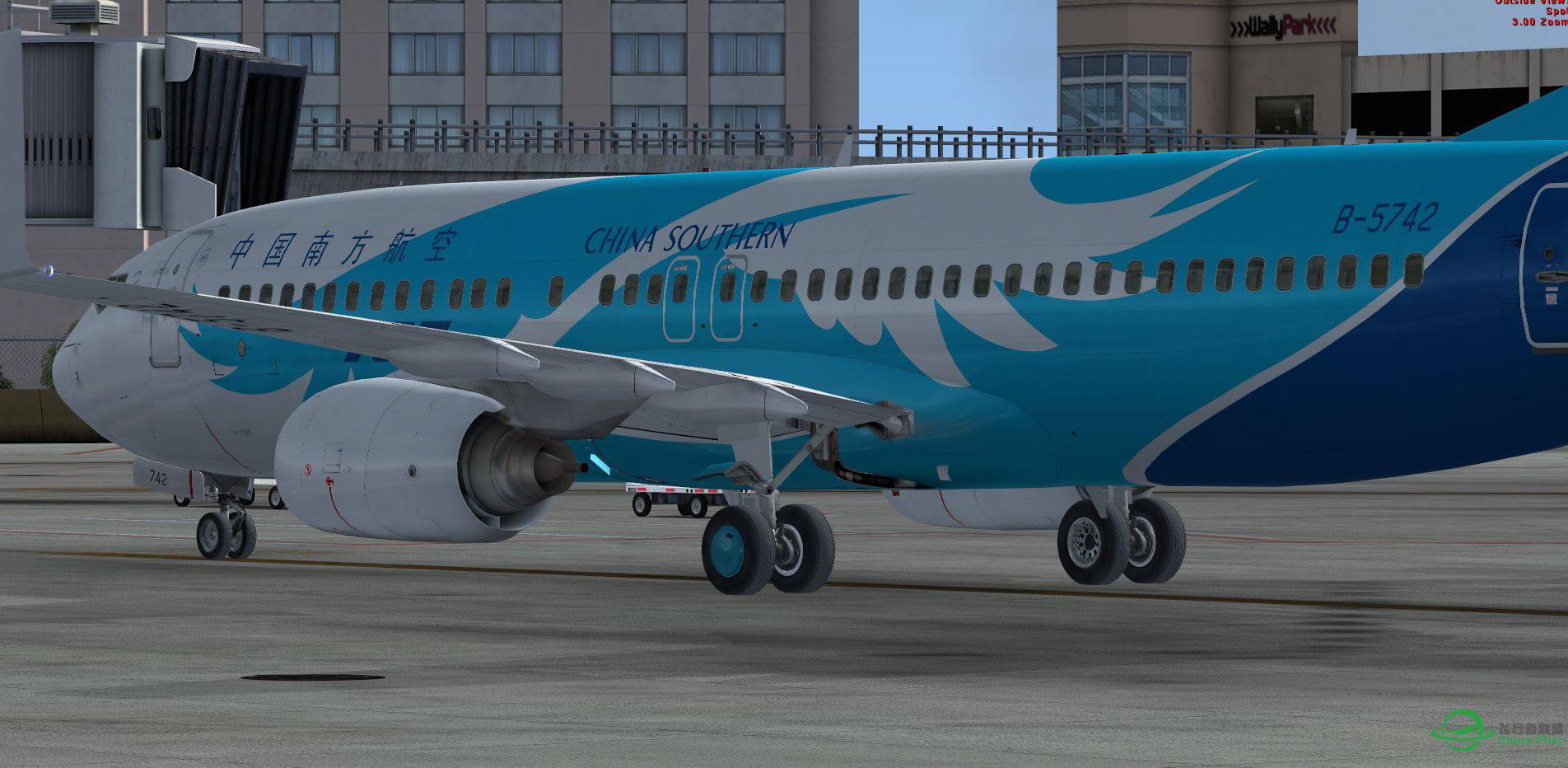 FSX ChinaSouthern B5742 @ KSEA-7432 