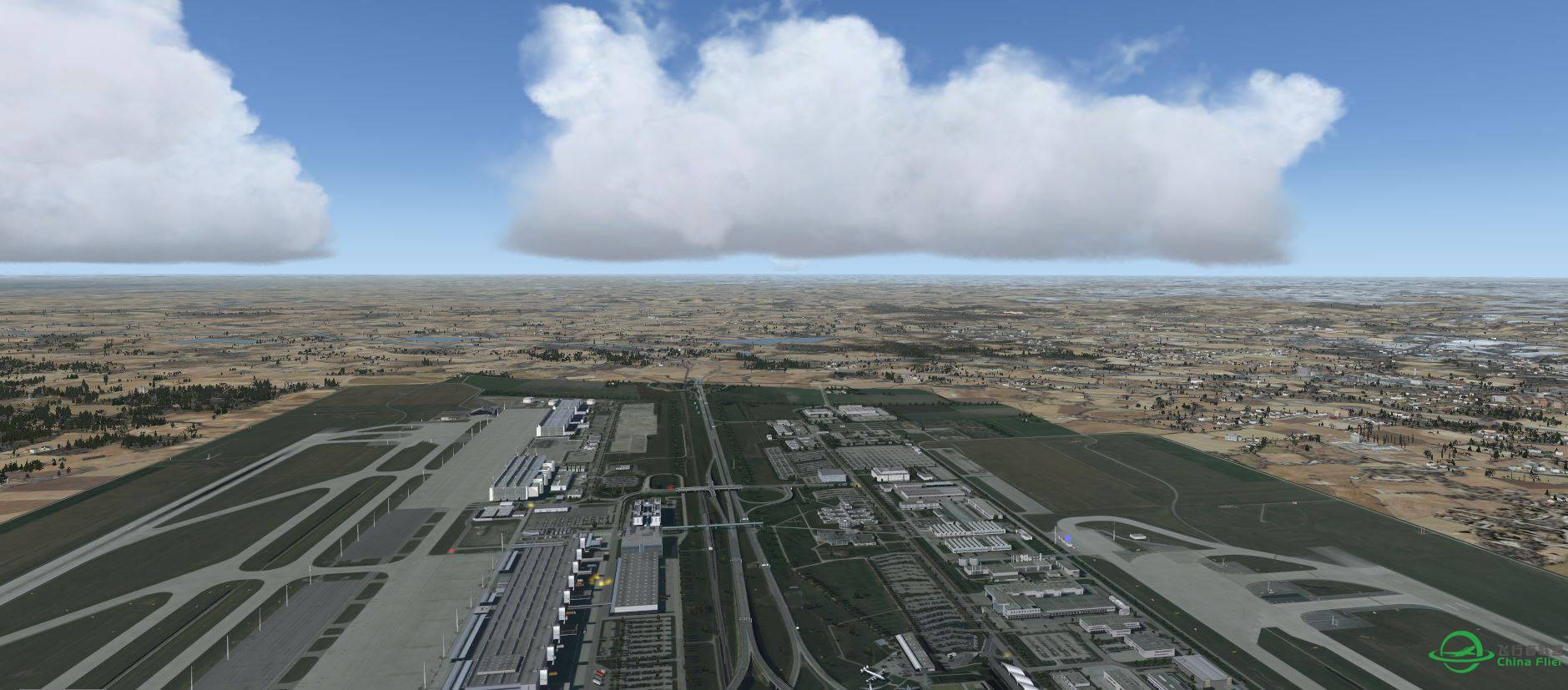 FSX EDDM with B777 Germanwings-770 