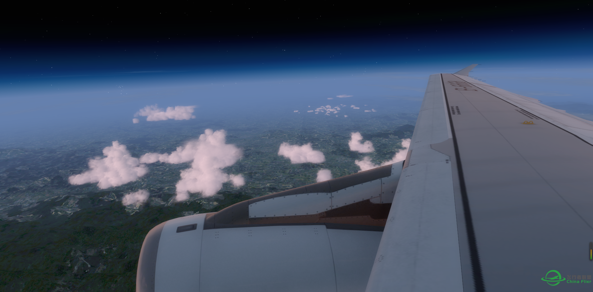 P3D V3 AS320 巡航中-975 