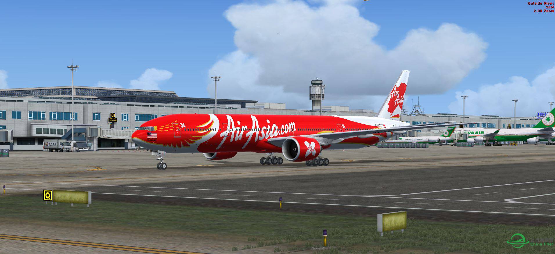 FSX B777 AirAsia @ RCTP-4296 