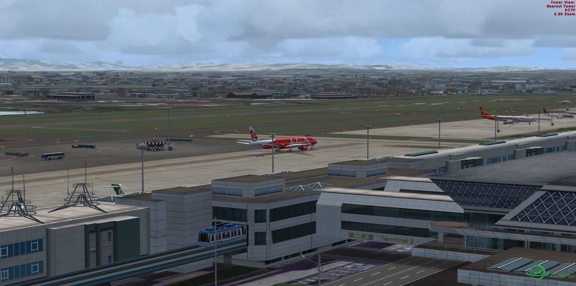 FSX B777 AirAsia @ RCTP-4419 