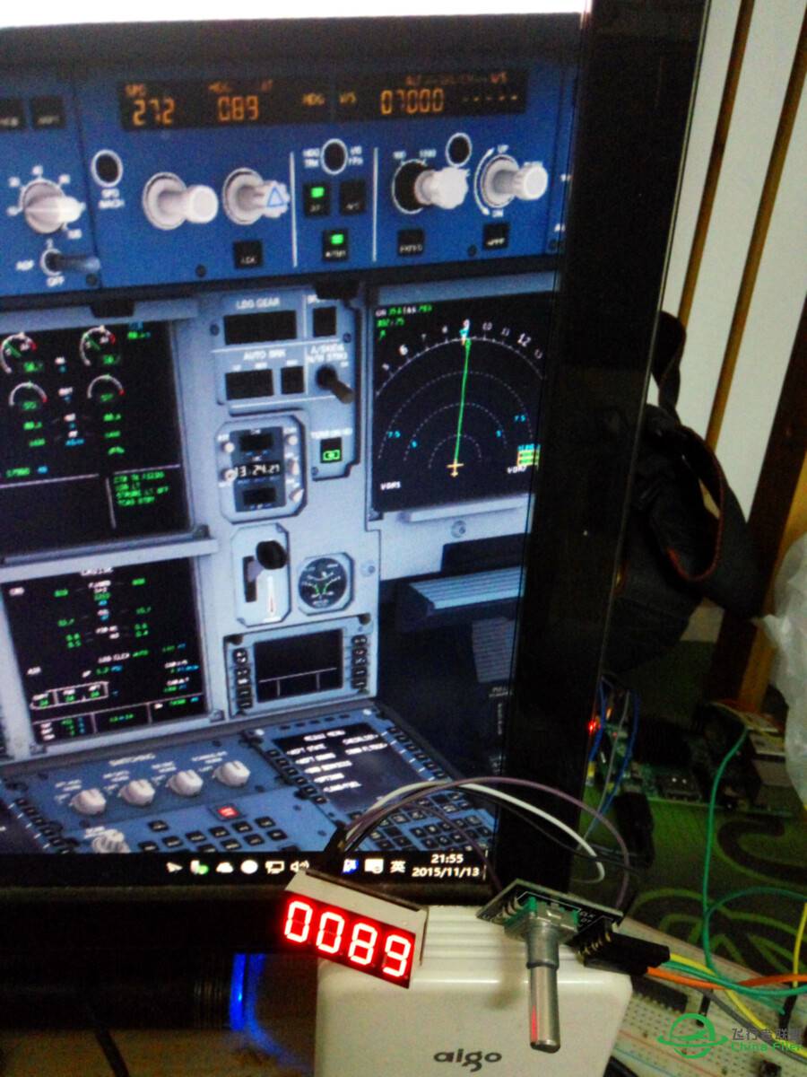 自己DIY一个FCU （Heading Selector）-2921 