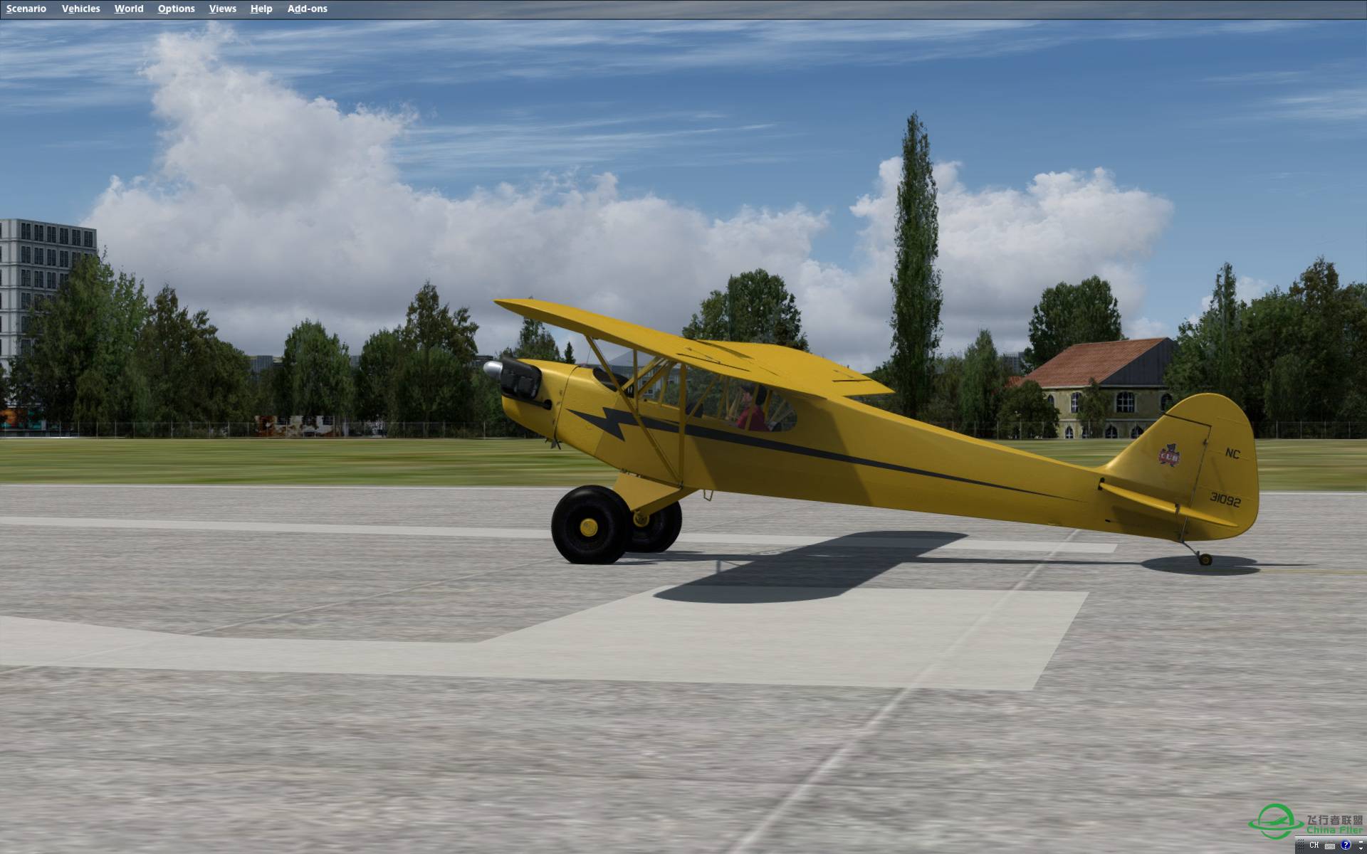 驾驶越野飞机挑战降落山顶-772 