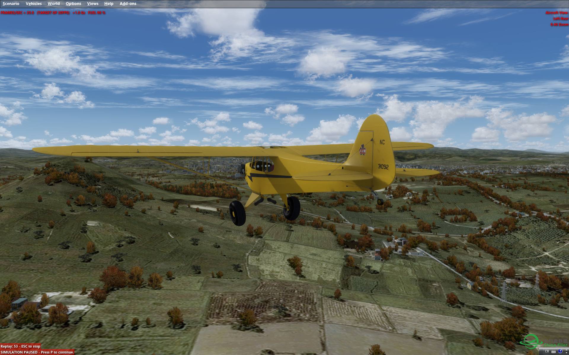 越野飞机挑战山顶着陆成功-6420 