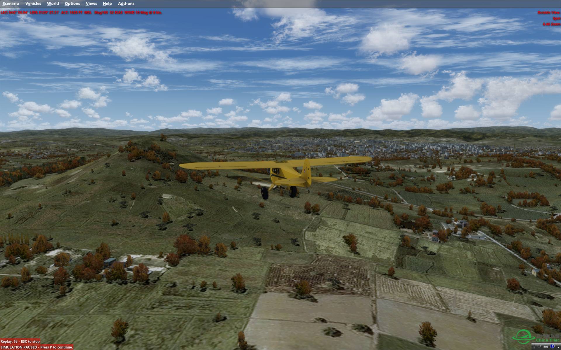 越野飞机挑战山顶着陆成功-7282 