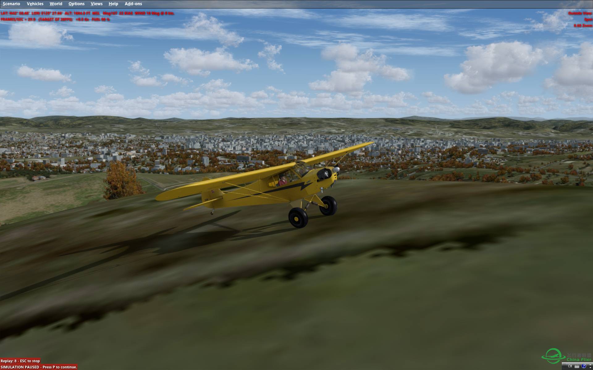 越野飞机挑战山顶着陆成功-7884 