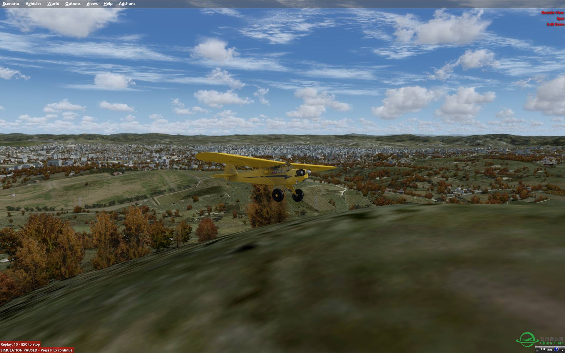 越野飞机挑战山顶着陆成功-8170 