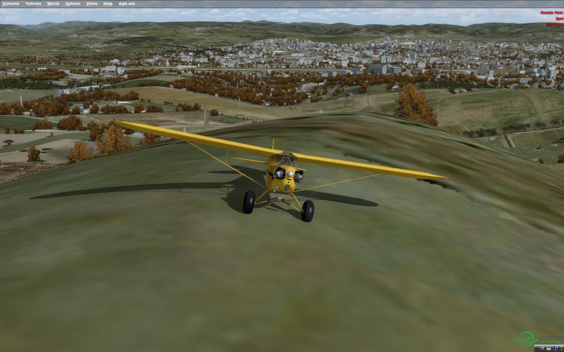 越野飞机挑战山顶着陆成功-365 