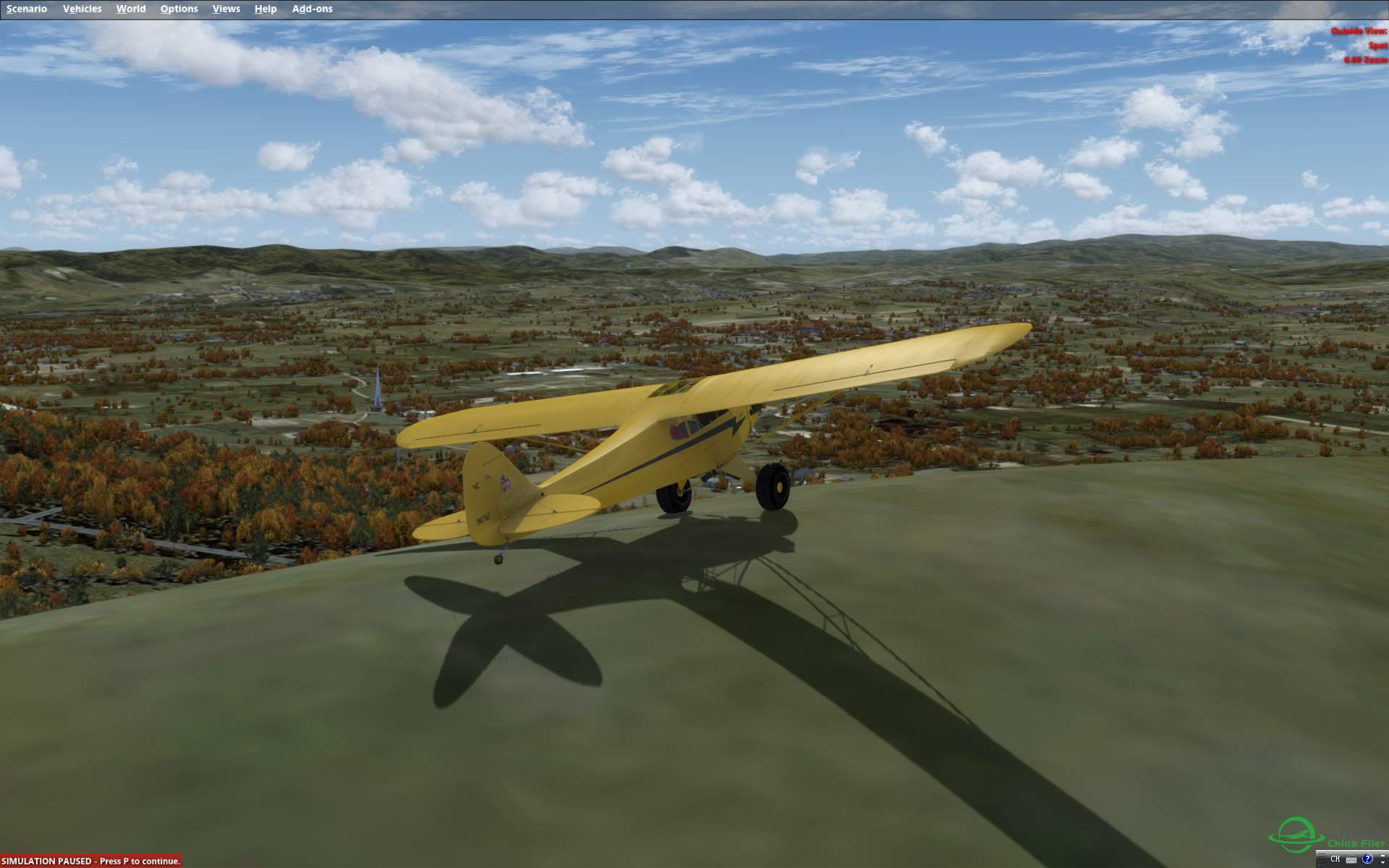 越野飞机挑战山顶着陆成功-4669 