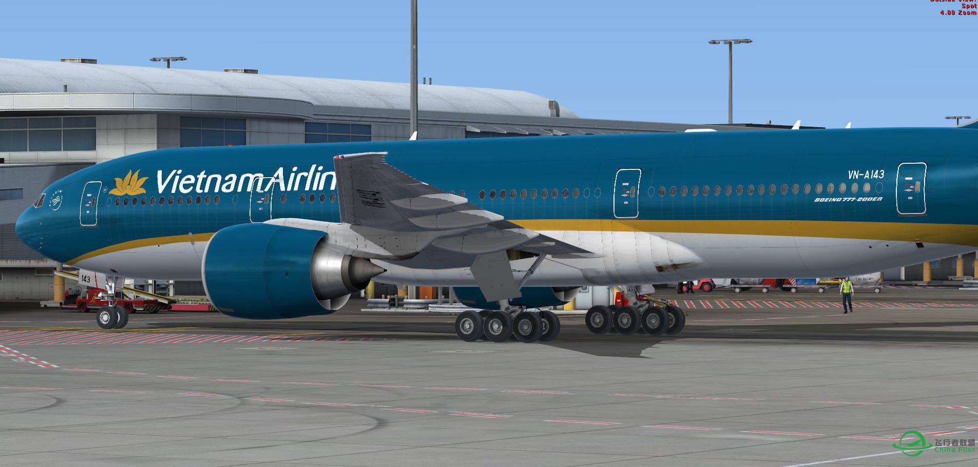 FSX B777 Vietnam @ YSSY-7423 