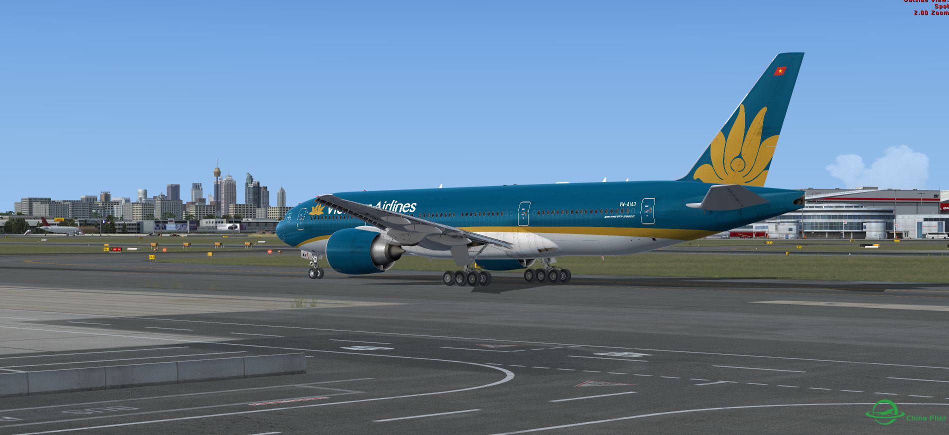 FSX B777 Vietnam @ YSSY-8970 