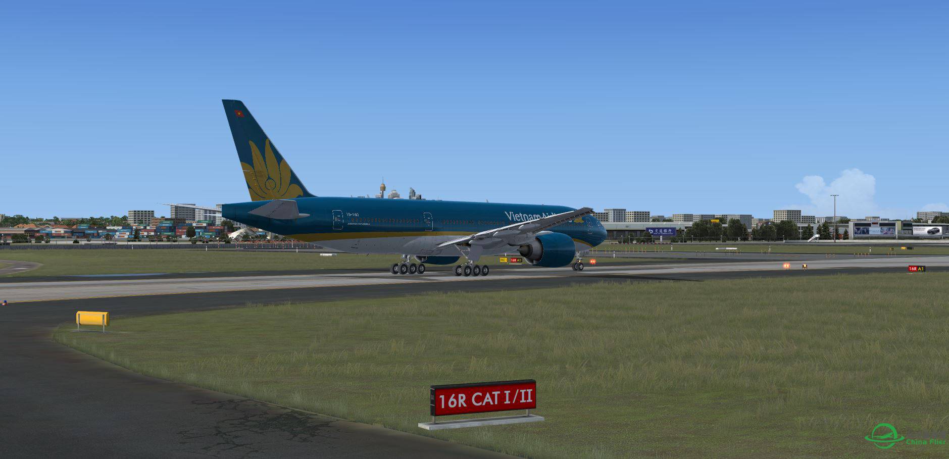 FSX B777 Vietnam @ YSSY-9391 