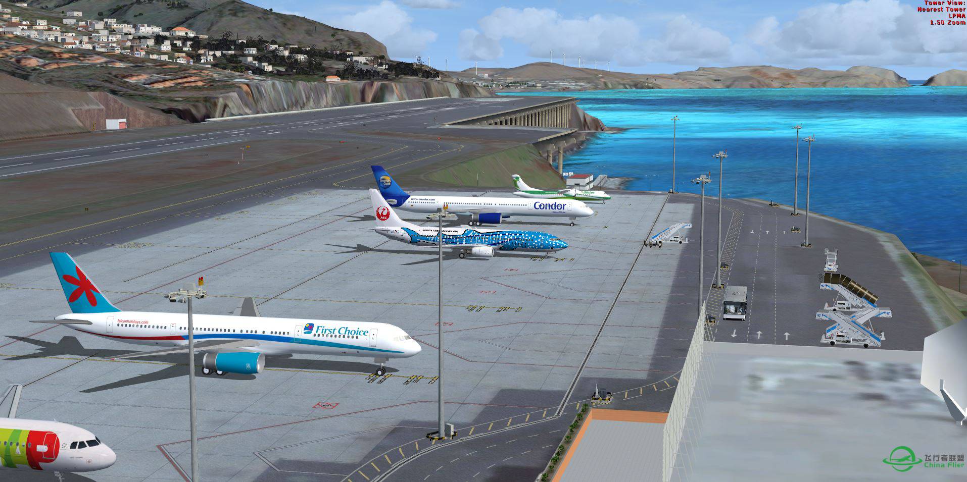 FSX B737 JAL 藍鯨 JA8939 @ LPMA-1847 