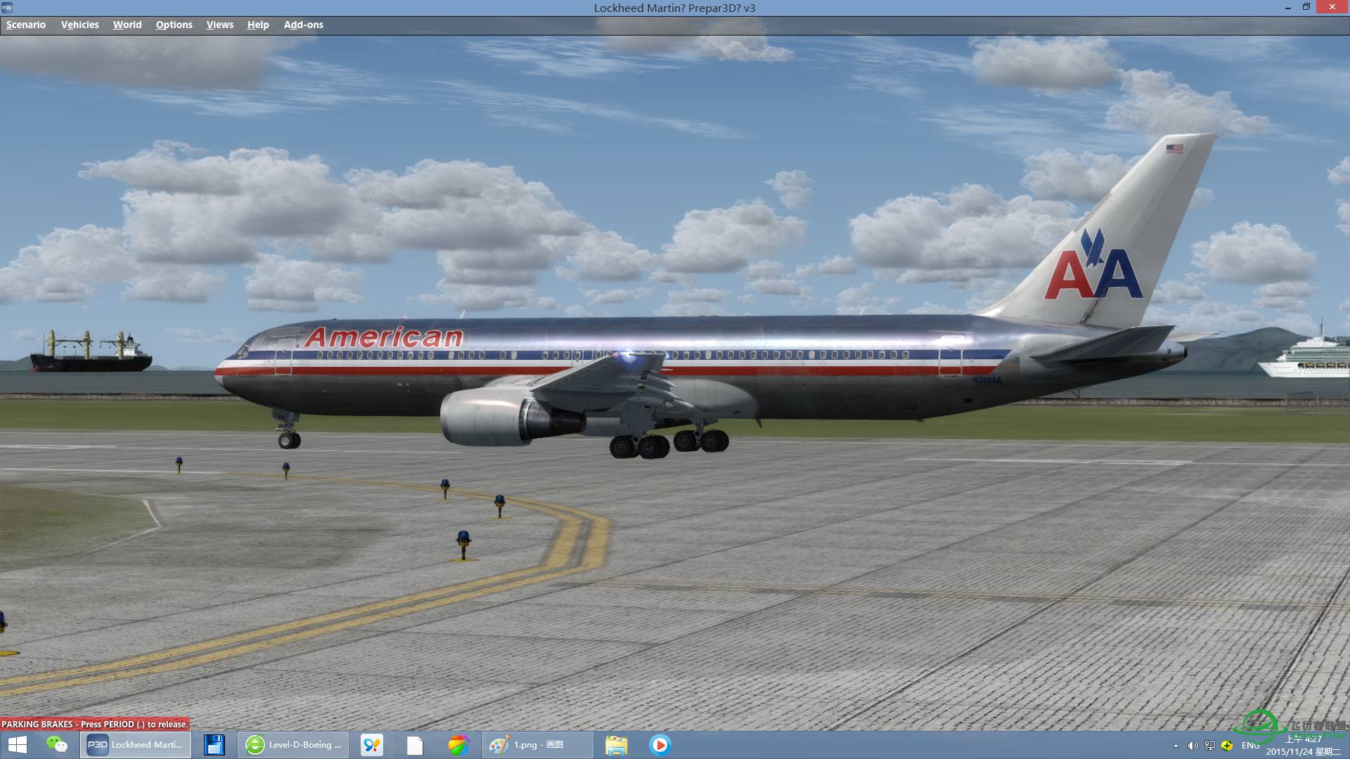 无数次的试验，终于迎来了成功——LD767在P3DV3里飞起来了！-6435 