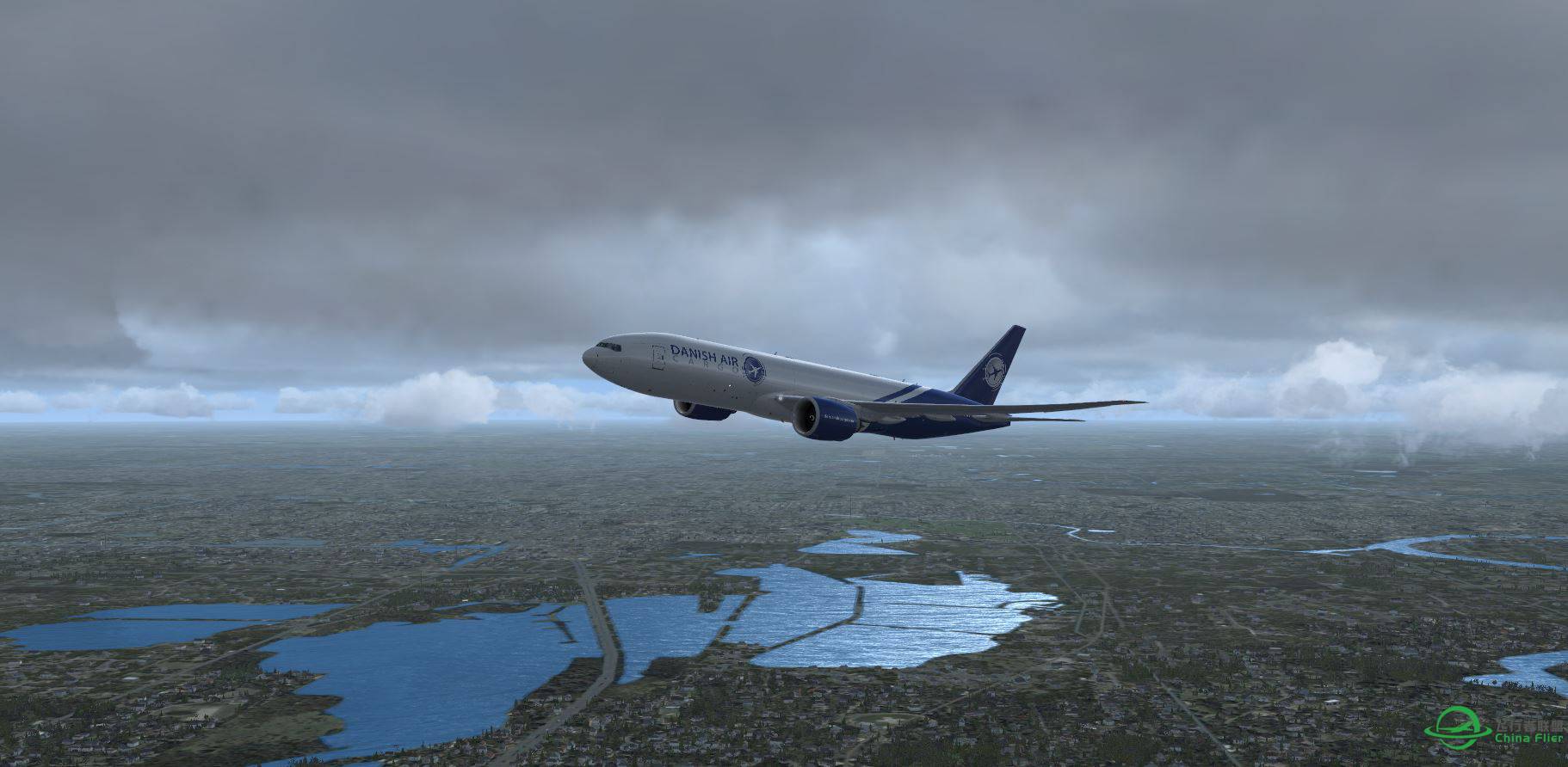 FSX B777 Cargo @ KMDW-8263 