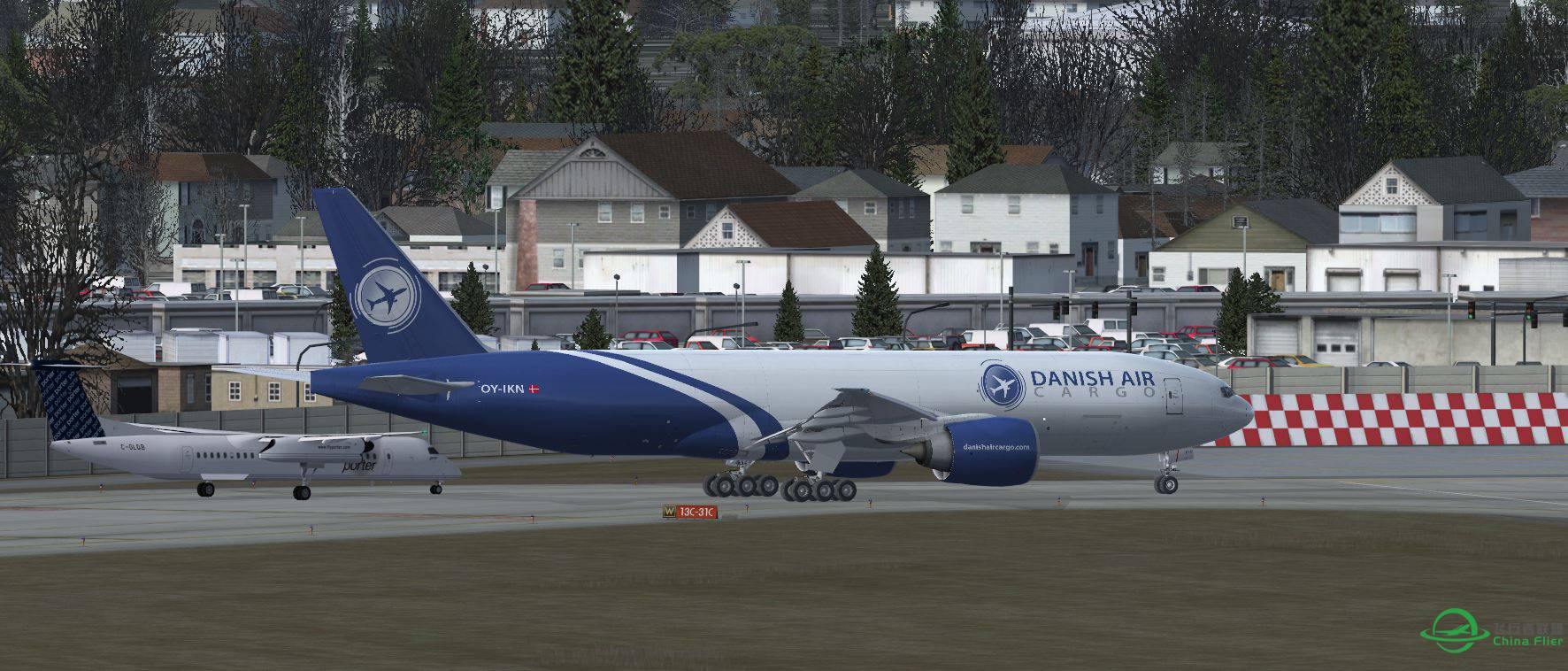 FSX B777 Cargo @ KMDW-3120 