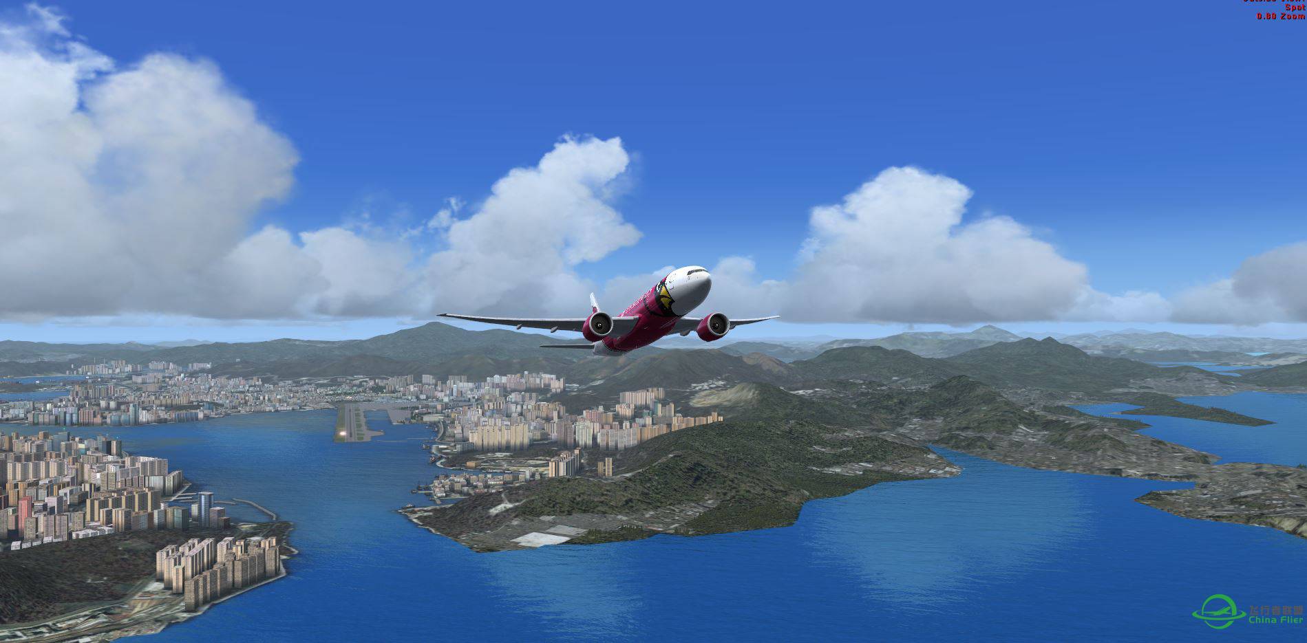 FSX B777 US AIR @ VHHX-5521 