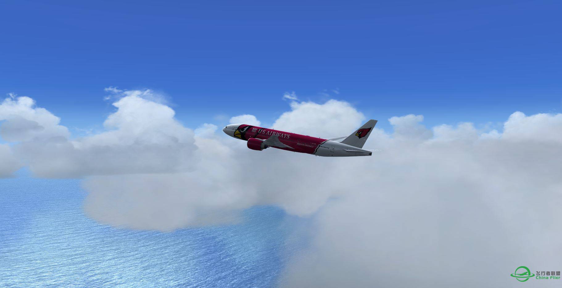 FSX B777 US AIR @ VHHX-4151 