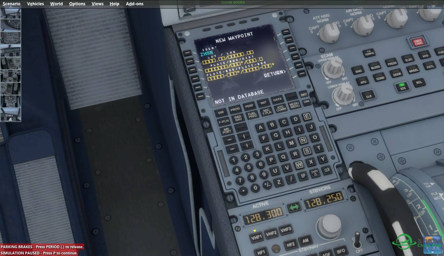 AS 320  如何输入没有导航数据机场的坐标-1159 