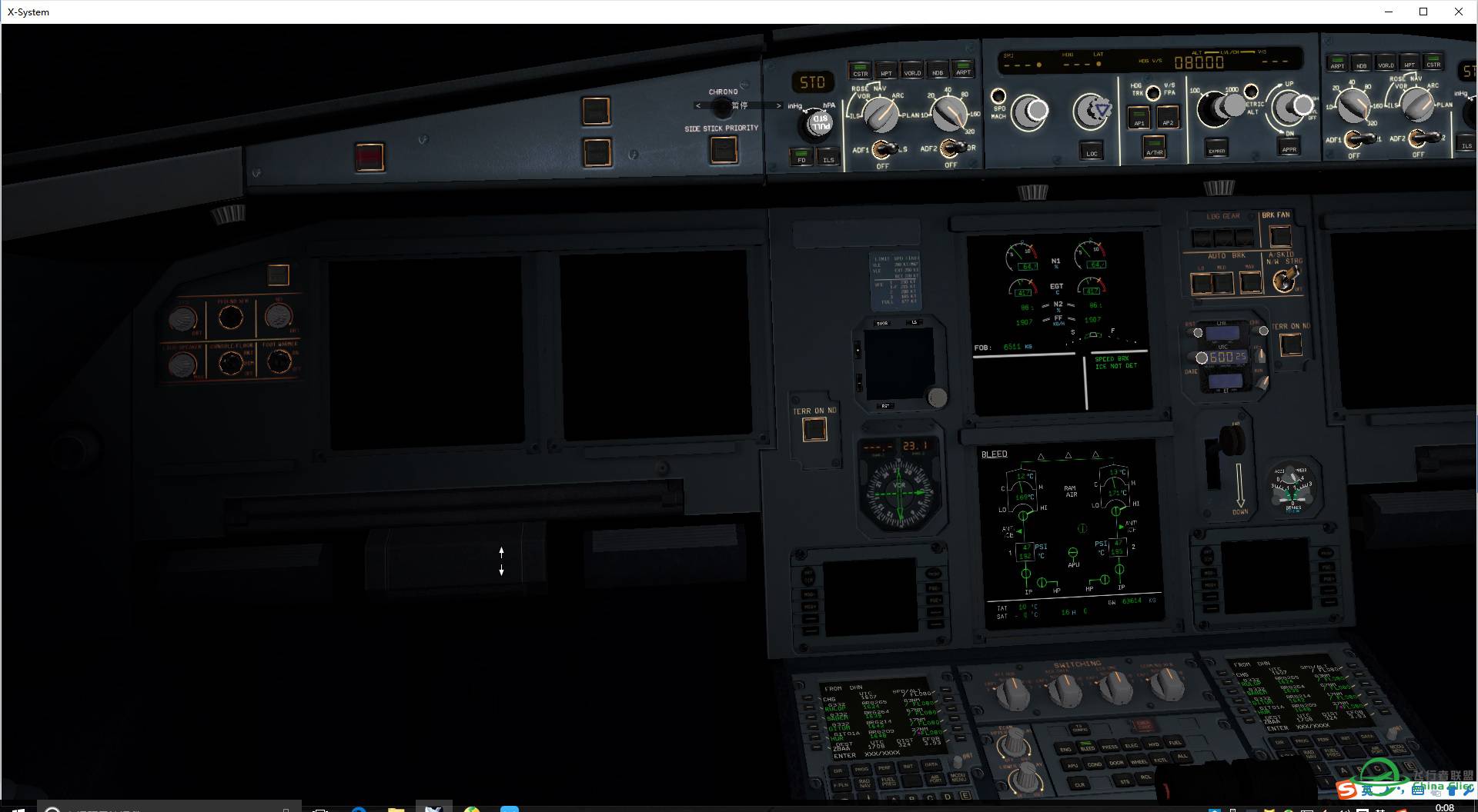 A320 ONEv2.2r2 飞行过程中数据面板消失-4070 