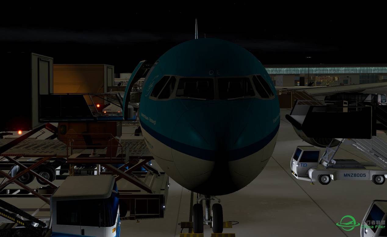 [xplane]A330黎明飞行-6981 