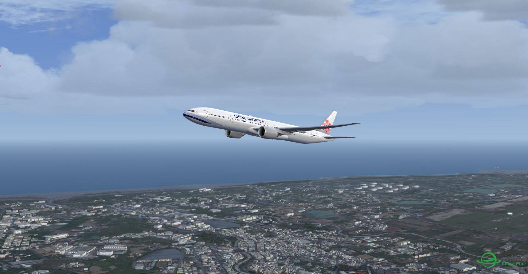 FSX B777 ChinaAirline @ RCTP part1-7576 