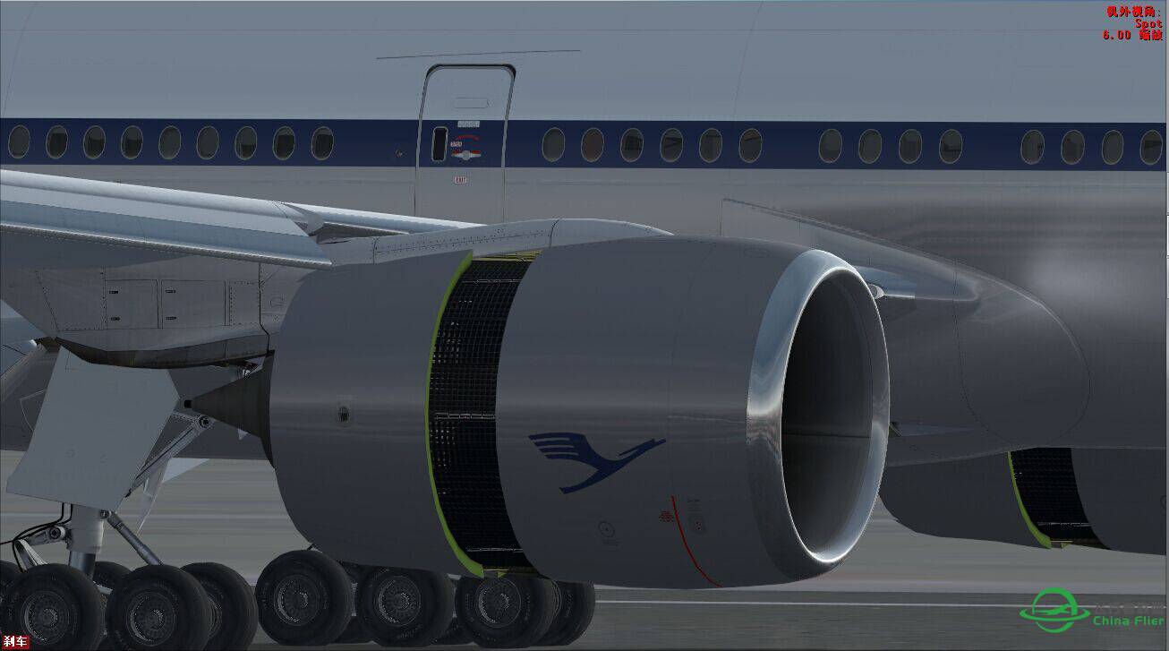 PMDG777-300ER Lufthansa复古涂装-4169 