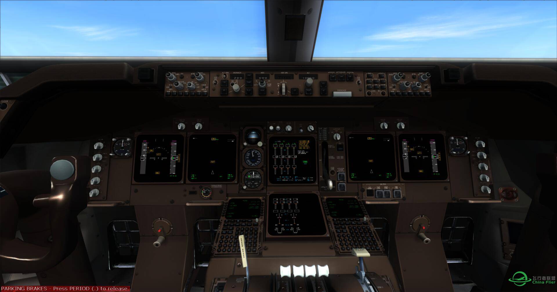 笨笨的FS9遇上Ifly747-6682 