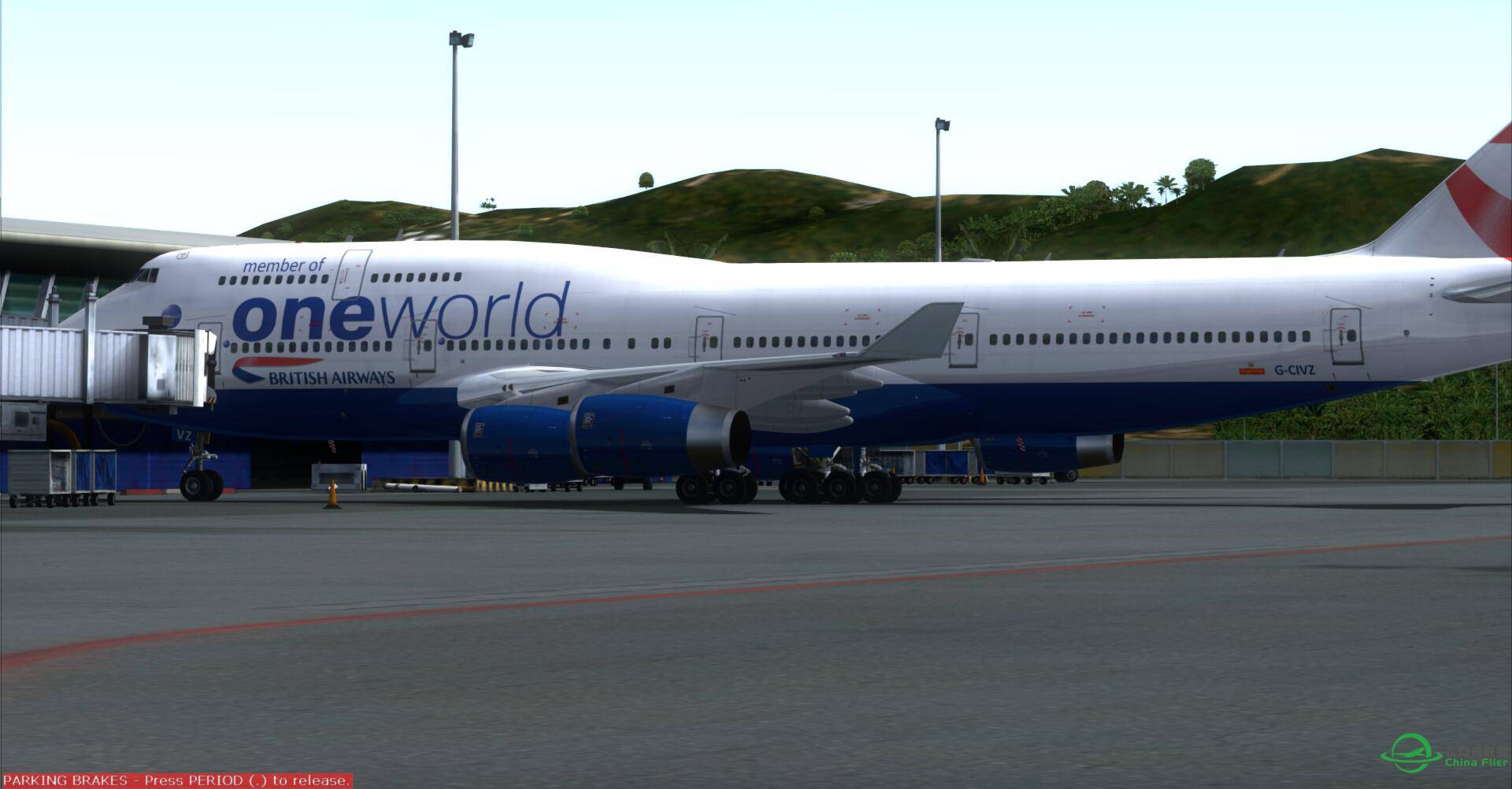 笨笨的FS9遇上Ifly747-1050 