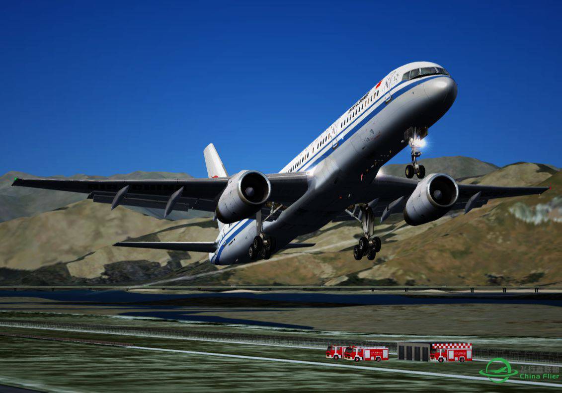 BOEING757空中美男子来了！拉萨-北京，有经典角度哦~~-7430 