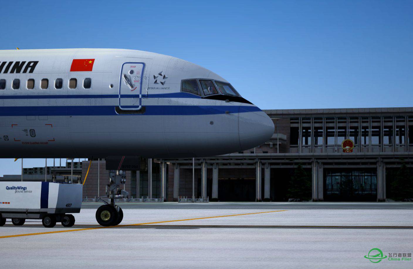 BOEING757空中美男子来了！拉萨-北京，有经典角度哦~~-4997 