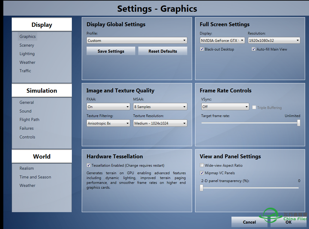这个配置竟然P家737在默认机场VC跑不到20帧-2430 