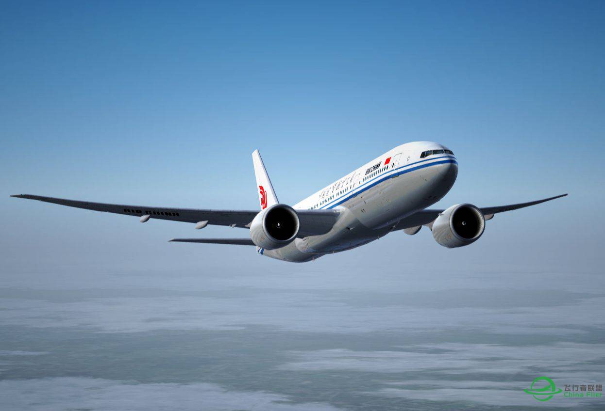 Air China Boeing777-200 北京-斯德哥尔摩-2166 