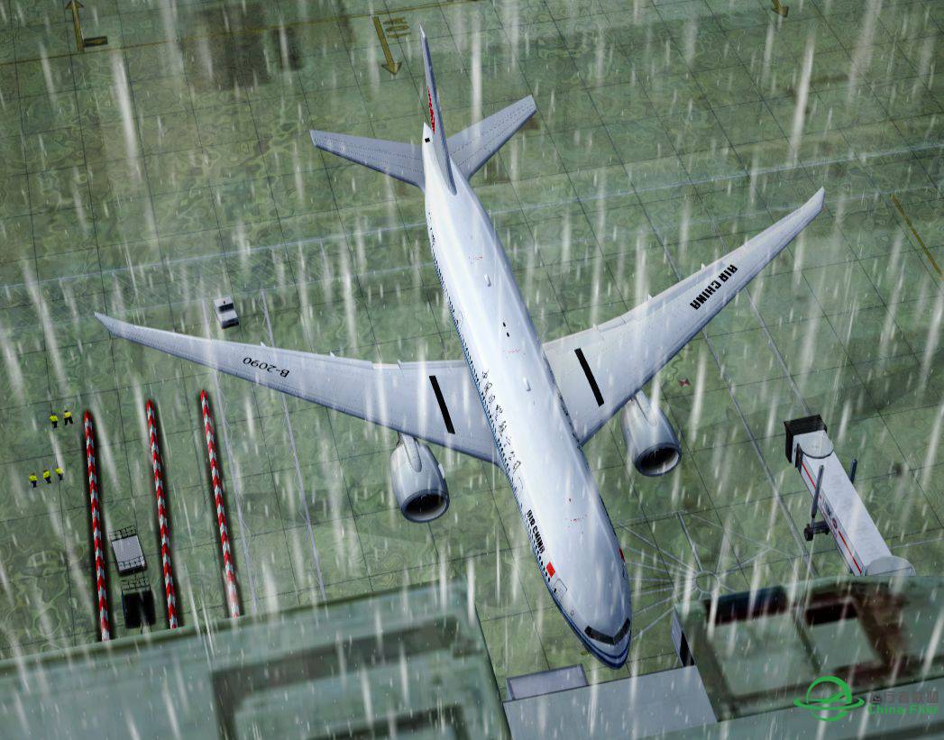 Air China Boeing777-200 北京-斯德哥尔摩-841 