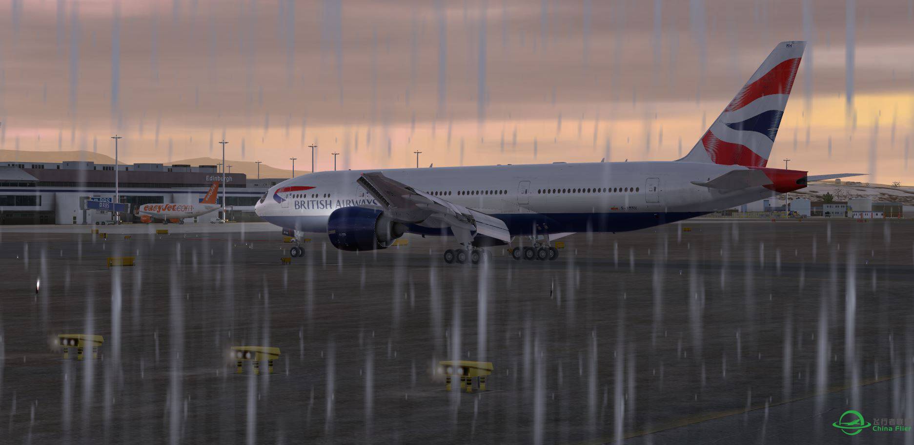 B777 FSX British EGPH part3-3357 