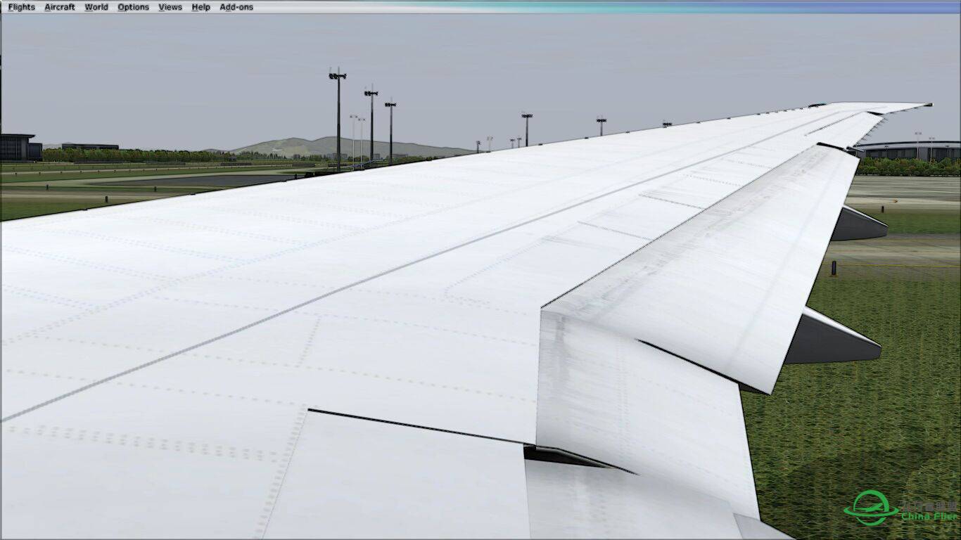 波音777-200LR广州离场 前往香港-3923 