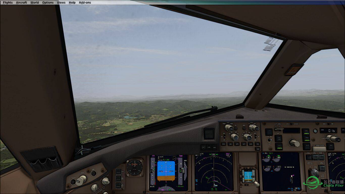 波音777-200LR广州离场 前往香港-9258 