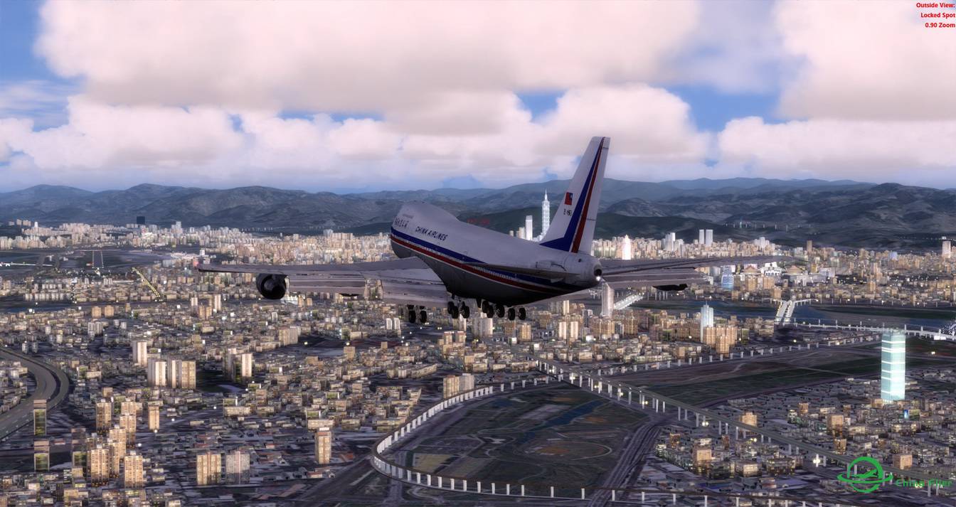 CLS CI B747-200B 重回台北松山機場-4460 