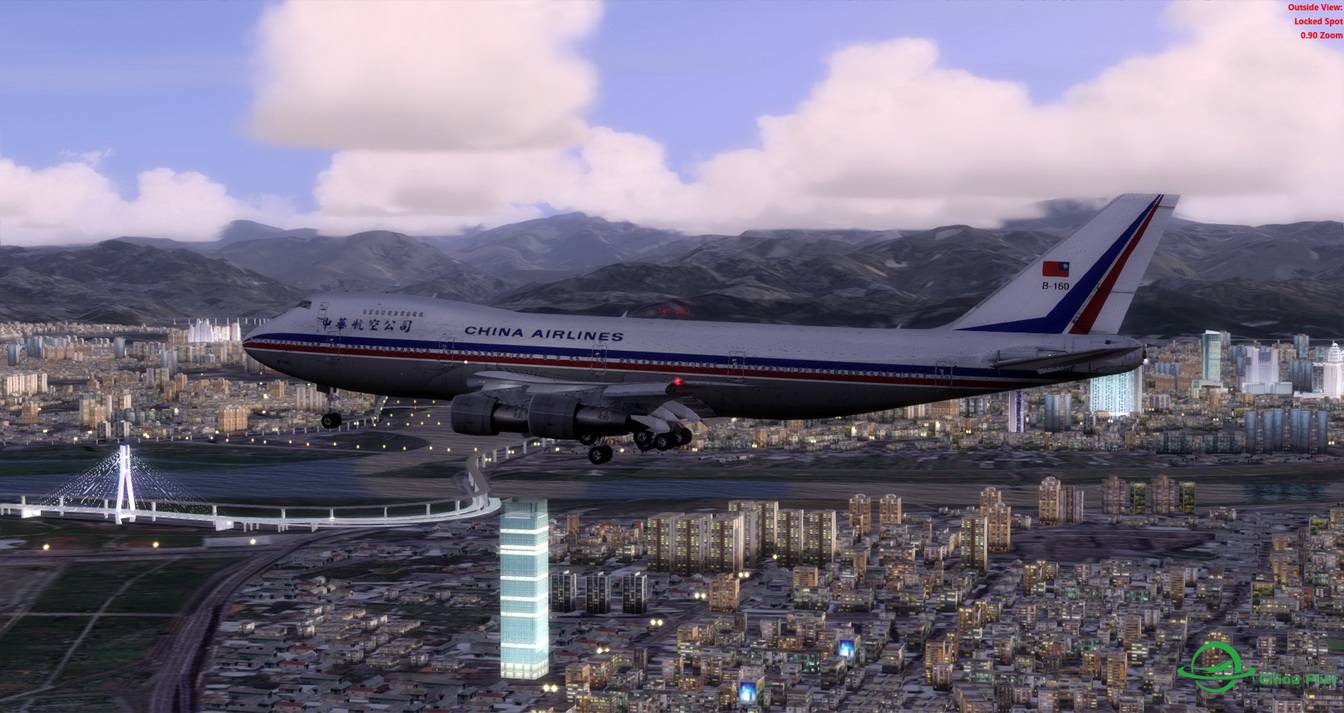 CLS CI B747-200B 重回台北松山機場-7842 