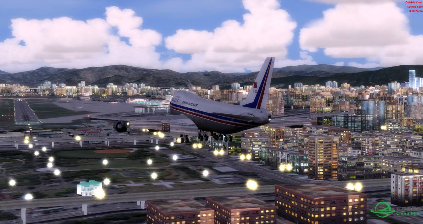 CLS CI B747-200B 重回台北松山機場-9472 