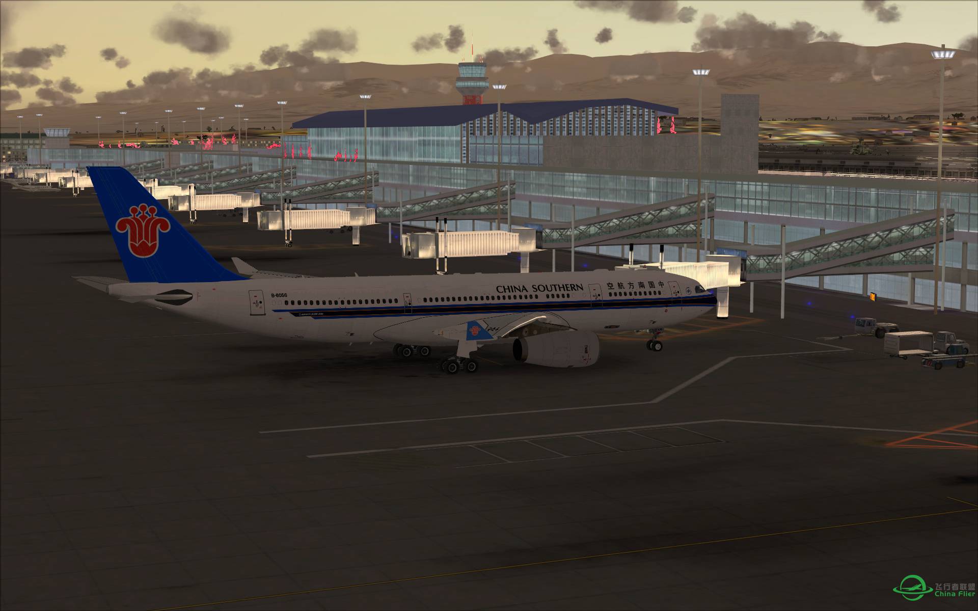 南方航空A330-200 乌鲁木齐-成都-2237 