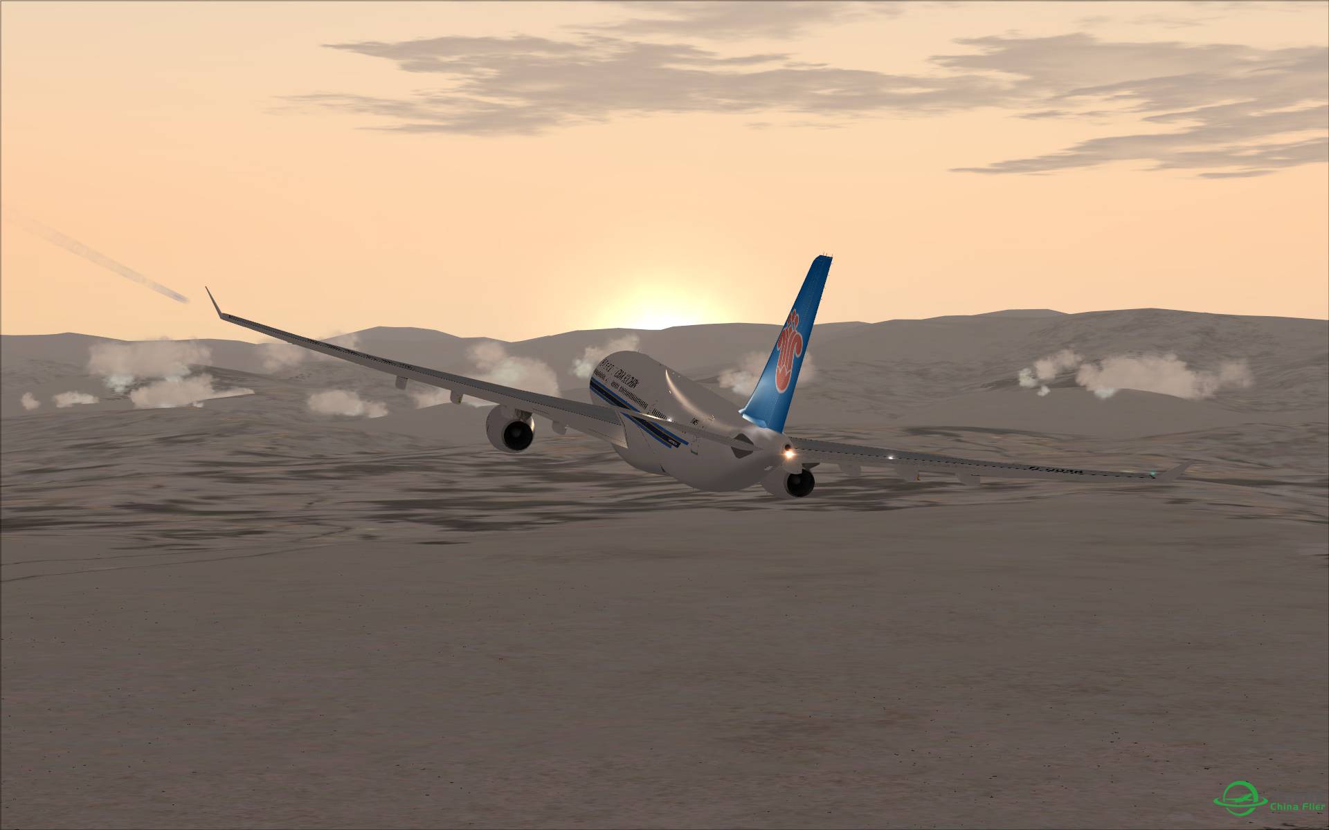 南方航空A330-200 乌鲁木齐-成都-2778 