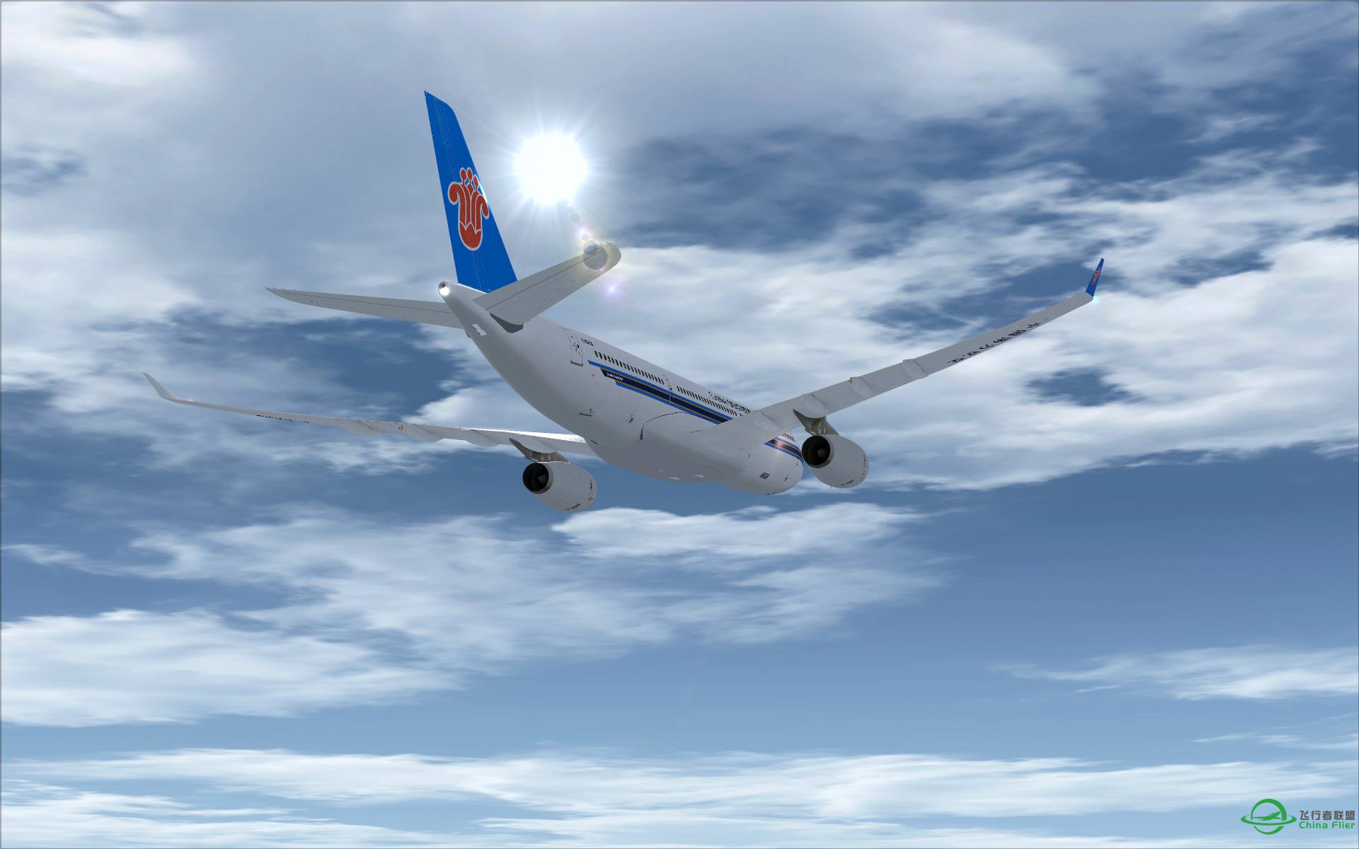 南方航空A330-200 乌鲁木齐-成都-1737 