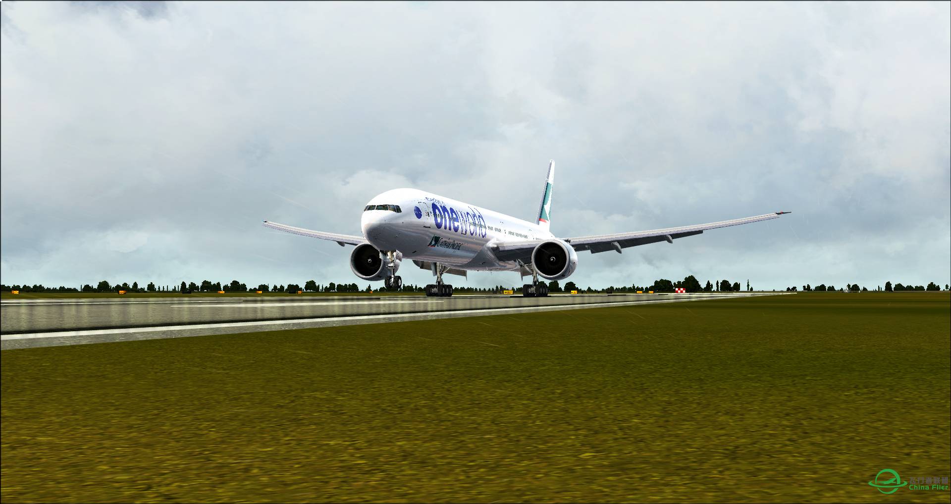 PMDG 77W Landing in ZSHC 【4P】-7757 
