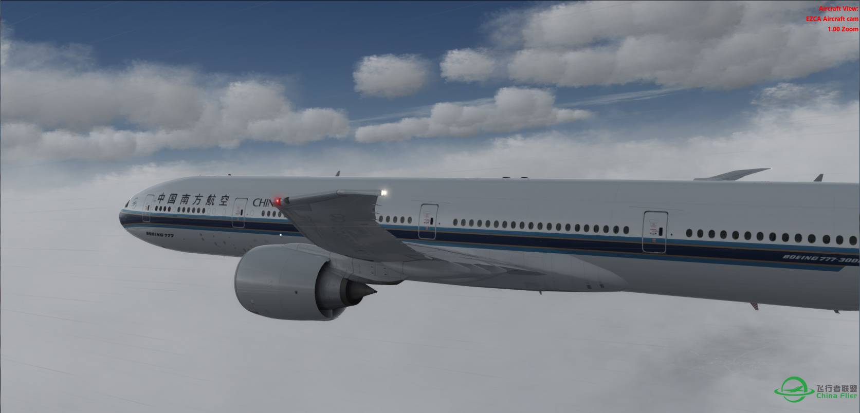 P3Dv3 南航 777-300ER ZGGG-RJTT-6041 