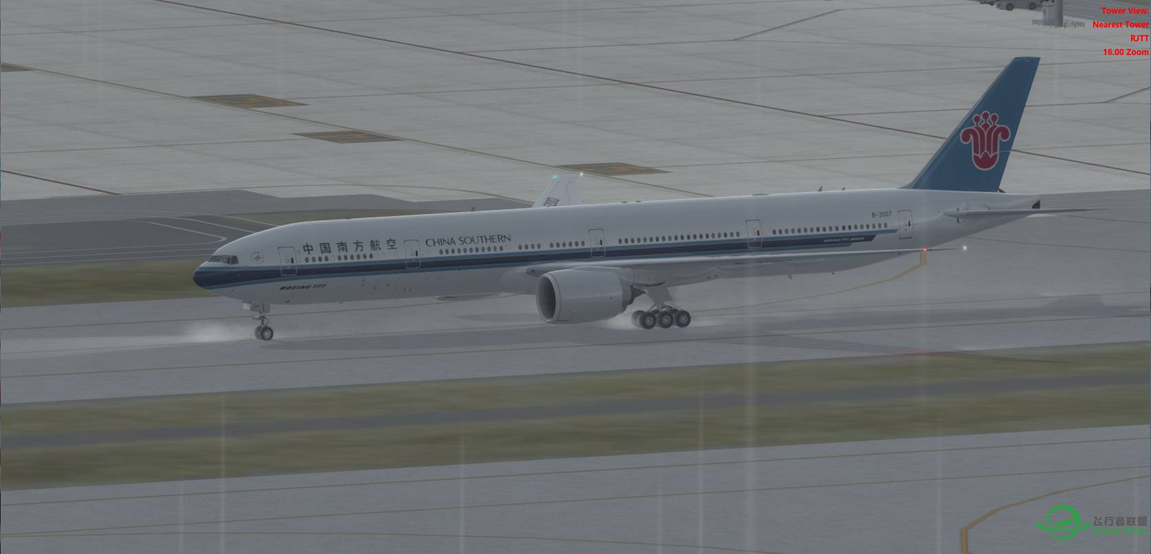 P3Dv3 南航 777-300ER ZGGG-RJTT-2503 