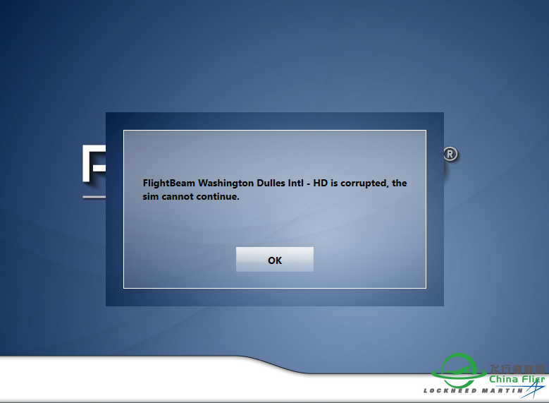 求助！P3D V3装了flightbeam的地景以后无法打开-3876 