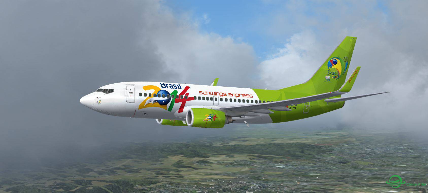 B737 SUNWING EXPRESS @ LIRQ-3453 