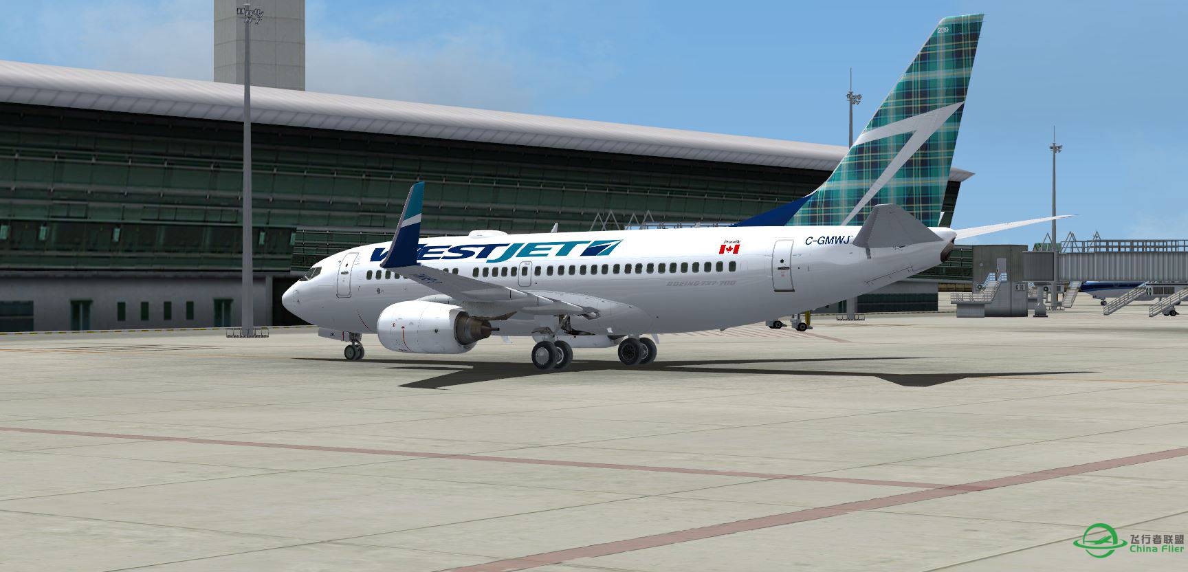 B737 West Jet @ VVTS-8391 